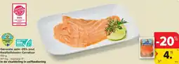 Carrefour Market Gerookte zalm -25% zout Kwaliteitsketen Carrefour aanbieding