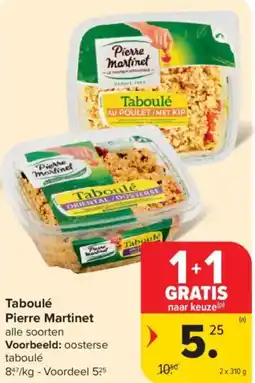 Carrefour Market Pierre martinet Taboulé aanbieding