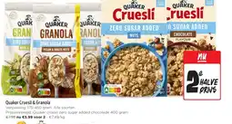 Jumbo Quaker Cruesli & Granola aanbieding