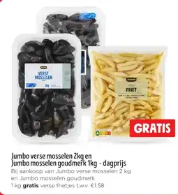 Jumbo Jumbo verse mosselen en Jumbo mosselen goudmeřk aanbieding