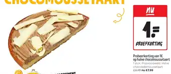 Jumbo Halve chocomoussetaart aanbieding