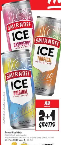 Jumbo Smirnoff ice blikje aanbieding