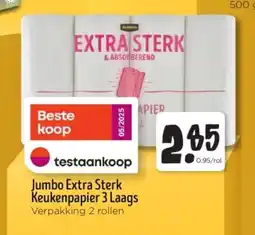 Jumbo Jumbo Extra Sterk Keukenpapier 3 Laags aanbieding