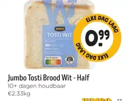 Jumbo Jumbo Tosti Brood Wit - Half aanbieding