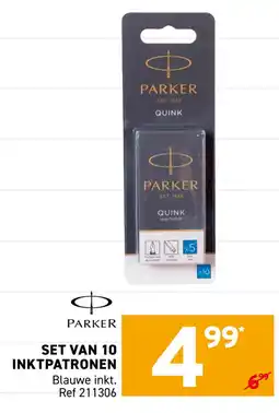 Trafic Parker set van 10 inktpatronen aanbieding