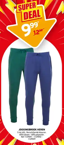 Trafic Joggingbroek heren aanbieding