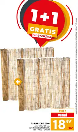 Trafic Tuinafscheiding aanbieding
