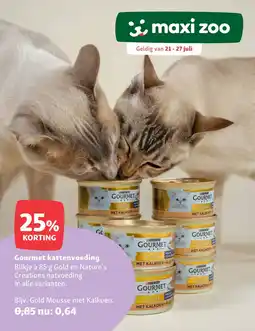 Maxi Zoo Gourmet kattenvoeding aanbieding
