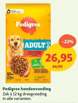 Maxi Zoo Pedigree hondenvoeding aanbieding