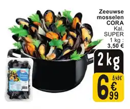 Cora Zeeuwse mosselen cora aanbieding