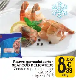 Cora Rauwe garnaalstaarten seafood delicatess aanbieding