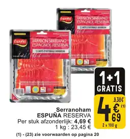 Cora Serranoham espuña reserva aanbieding