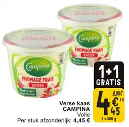 Cora Verse kaas campina aanbieding