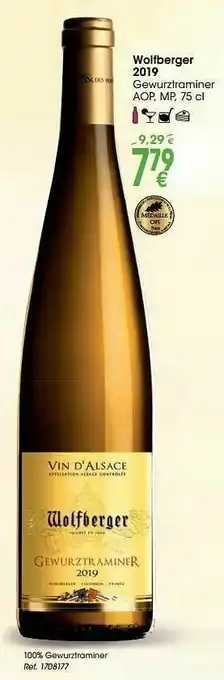Cora Wolfberger 2019 gewurztraminer aop mp aanbieding