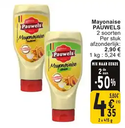 Cora Mayonaise pauwels aanbieding