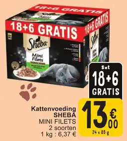 Cora Kattenvoeding sheba mini filets aanbieding