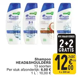 Cora Shampoo head & shoulders aanbieding