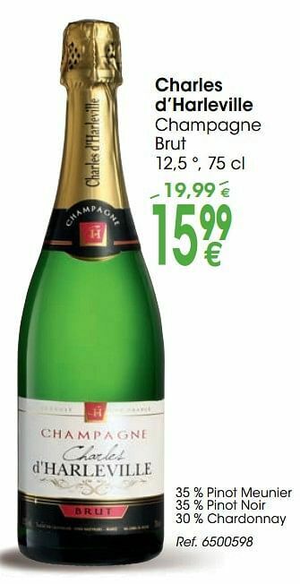 Cora Charles d’harleville champagne brut aanbieding