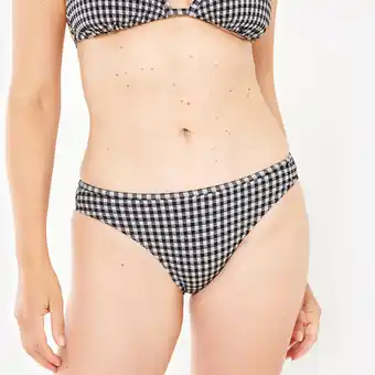 Decathlon Bikinibroekje voor surfen dames gestructureerde stof Nina vichy aanbieding