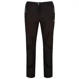 Decathlon Geweldige Outdoor Dames Geo Softshell II Reguliere Beenbroek (Zwart) aanbieding