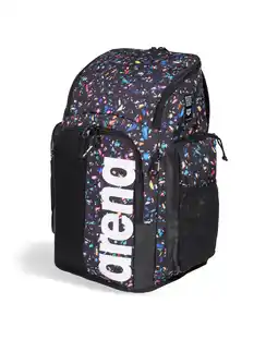 Decathlon Arena Rugtas Spiky III 45 Allover confetti Zwart aanbieding