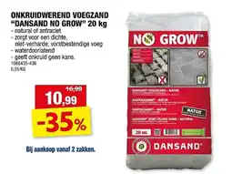 Hubo Onkruidwerend Voegzand Dansand no Grow aanbieding