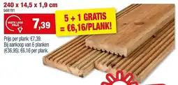 Hubo Terrasplank aanbieding