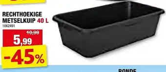 Hubo Rechthoekige Metselkuip aanbieding
