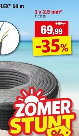 Hubo Voorbedrade Buis Quickflex aanbieding