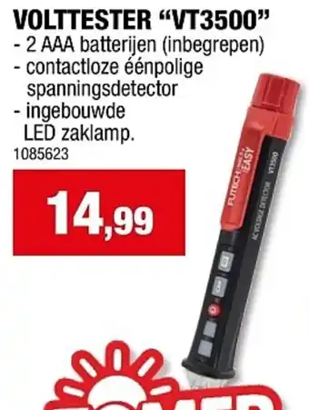 Hubo Volttester VT3500 aanbieding