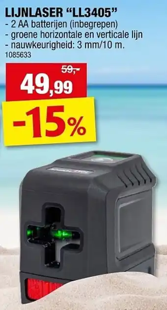 Hubo Lijnlaser LL3405 aanbieding