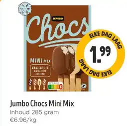 Jumbo Jumbo Chocs Mini Mix Inhoud 285 gram aanbieding