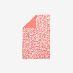 Decathlon Microvezel handdoek maat XL 110 x 175 cm Polynesische print aanbieding