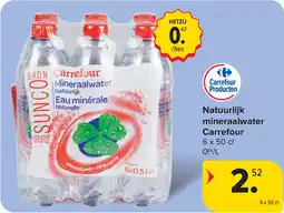 Carrefour Market Natuurlijk mineraalwater Carrefour aanbieding