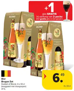 Carrefour Market Bier Brugse Zot aanbieding