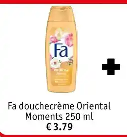 Kruidvat Fa douchecrème Oriental Moments 250 ml aanbieding