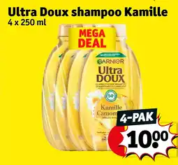 Kruidvat Ultra Doux shampoo Kamille aanbieding