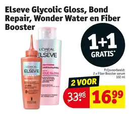 Kruidvat Elseve Glycolic Gloss, Bond Repair, Wonder Water en Fiber Booster aanbieding
