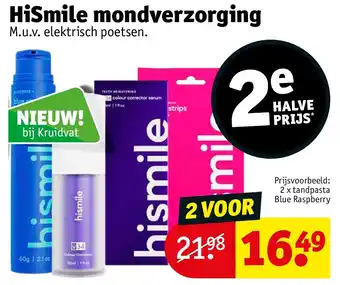 Kruidvat HiSmile mondverzorging aanbieding