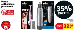 Kruidvat Braun ontharingsproducten aanbieding
