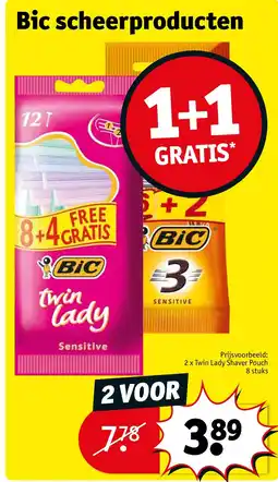 Kruidvat Bic scheerproducten aanbieding