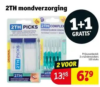 Kruidvat 2TH mondverzorging aanbieding