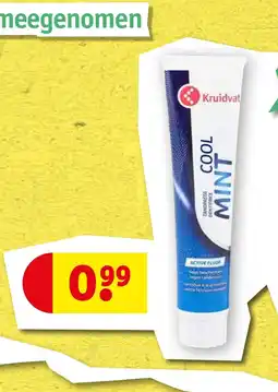 Kruidvat Kruidvat Active Fluor Cool Mint aanbieding