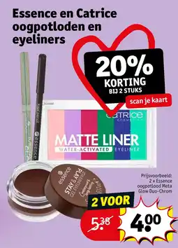 Kruidvat Essence en Catrice oogpotloden en eyeliners aanbieding