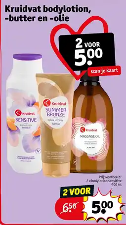 Kruidvat Kruidvat bodylotion, -butter en -olie aanbieding