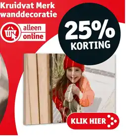 Kruidvat Kruidvat Merk wanddecoratie aanbieding