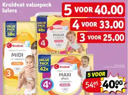 Kruidvat Kruidvat valuepack luiers aanbieding
