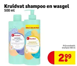 Kruidvat Kruidvat shampoo en wasgel aanbieding