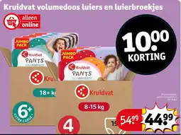 Kruidvat Kruidvat volumedoos luiers en luierbroekjes aanbieding