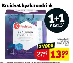 Kruidvat Kruidvat hyalurondrink aanbieding